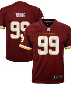 Chase Young Washington Football Team Nike Youth Game Jersey - Burgundy