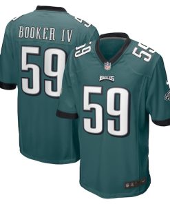 Thomas Booker IV Philadelphia Eagles Nike  Game Jersey - Midnight Green