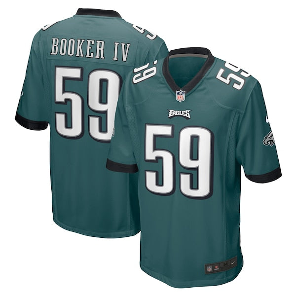 Thomas Booker IV Philadelphia Eagles Nike Game Jersey - Midnight Green
