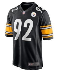 Alternative view of Isaiahh Loudermilk Pittsburgh Steelers Nike Game Jersey - Black