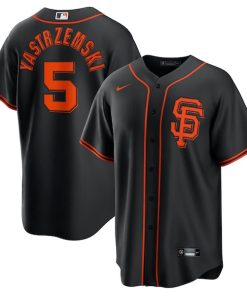 Mike Yastrzemski San Francisco Giants Nike Alternate Replica Player Name Jersey - Black