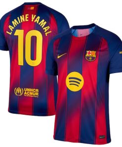 Lamine Yamal Barcelona Nike 2025/26 Replica Player Jersey - Blue