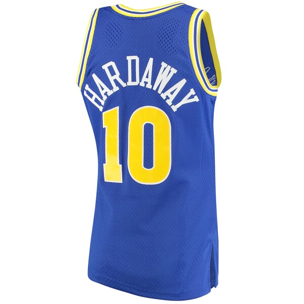 Tim Hardaway Golden State Warriors 1990/91 Hardwood Classics Swingman Jersey - Royal - Image 3