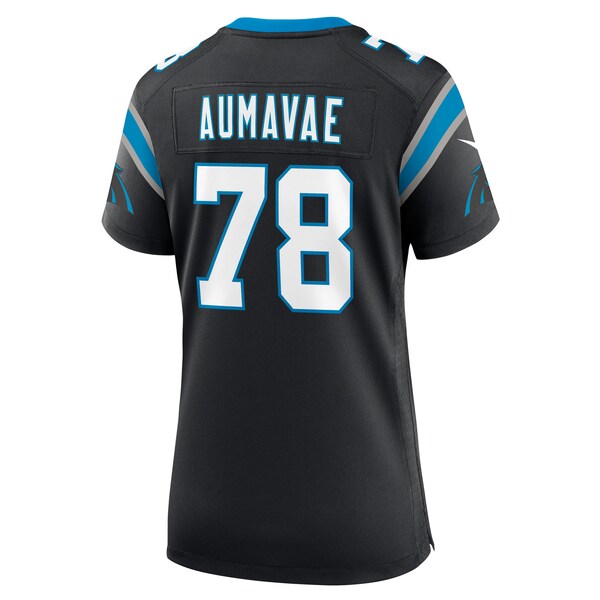 Popo Aumavae Carolina Panthers Nike Women's Team Game Jersey - Black - Image 3