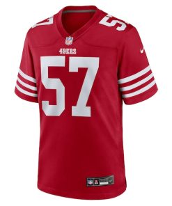 Alternative view of Luke Gifford San Francisco 49ers Nike Team Game Jersey -  Scarlet