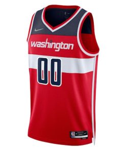 Alternative view of Washington Wizards Nike 2021/22 Diamond Swingman Custom Jersey - Icon Edition - Red