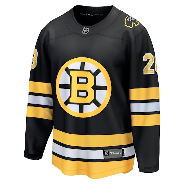 Elias Lindholm Boston Bruins Home Breakaway Player Jersey - Black - Image 2