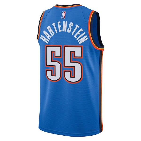 Isaiah Hartenstein Oklahoma City Thunder Nike Unisex Swingman Player Jersey - Icon Edition - Blue - Image 3