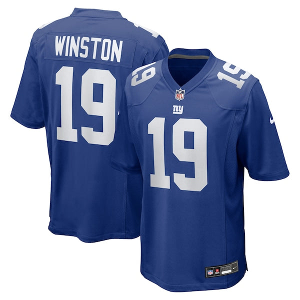 Jameis Winston New York Giants Nike Team Game Jersey - Royal/Red