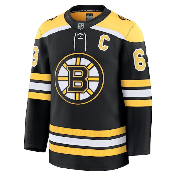 Brad Marchand Boston Bruins Home Premium Jersey - Black/White - Image 3