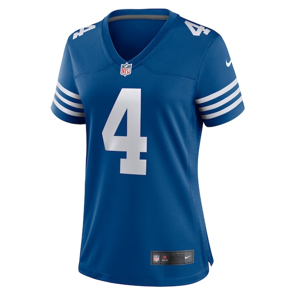 Sam Ehlinger Indianapolis Colts Nike Women's Game Player Jersey - Blue/Royal - Image 3