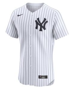 Alternative view of Aaron Judge New York Yankees Nike Home Elite Player Jersey - White
