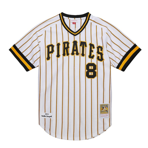 Willie Stargell Pittsburgh Pirates Cooperstown Collection 1979 Authentic Jersey - White - Image 3