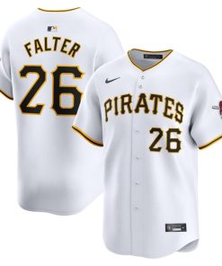 Bailey Falter Pittsburgh Pirates Nike Home Limited Player Jersey?¨C White