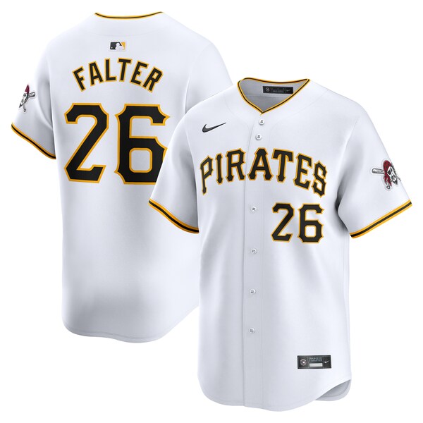 Bailey Falter Pittsburgh Pirates Nike Home Limited Player Jersey?ยจC White