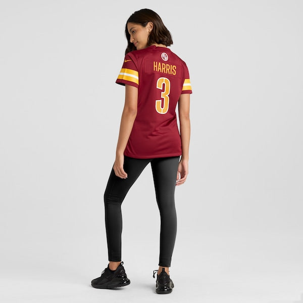 Will Harris Washington Commanders Nike Women's Team Game Jersey - Burgundy - Image 5