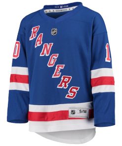 Alternative view of Artemi Panarin New York Rangers Youth Home Replica Player Jersey - Blue