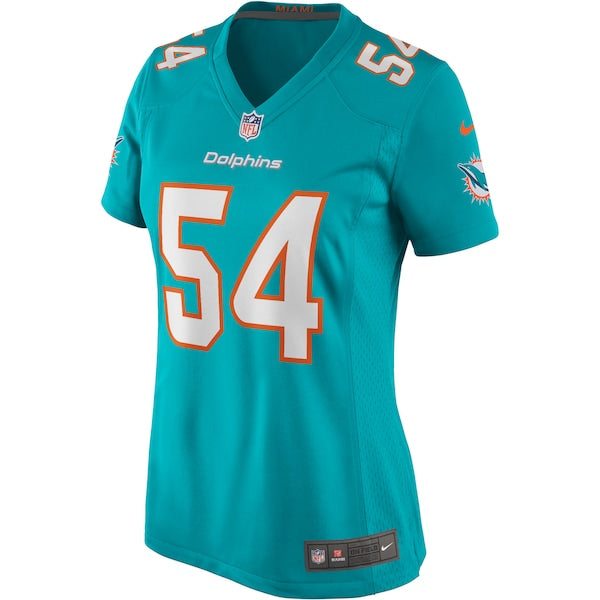 Zach Thomas Miami Dolphins Nike Women's Game Retired Player Jersey - Aqua - Image 2