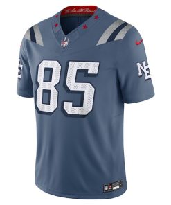 Alternative view of Hunter Henry New England Patriots Nike 2025 Rivalries Collection Limited Jersey - Storm Blue