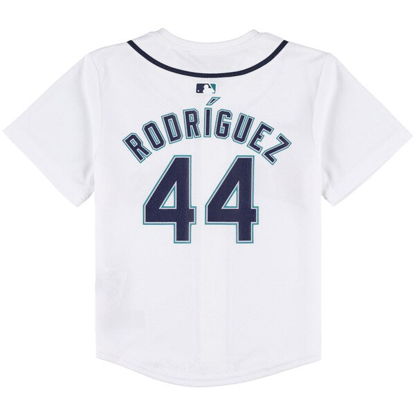 Custom Miami Marlins Nike Toddler Game Jersey - White - Image 2