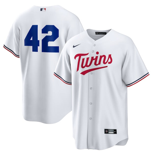 Minnesota Twins Nike Home 2025 Jackie Robinson Day Replica Jersey - White