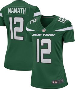 Joe Namath New York Jets Nike Women's Game Retired Player Jersey - Gotham Green/White