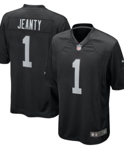 Ashton Jeanty Las Vegas Raiders Nike Youth 2025 NFL Draft First Round Pick  Team Game Jersey - Black