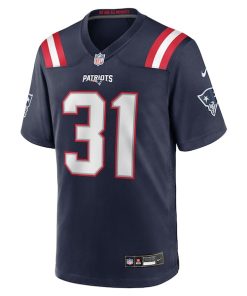 Alternative view of Craig Woodson New England Patriots Nike Team Game Jersey -  Navy