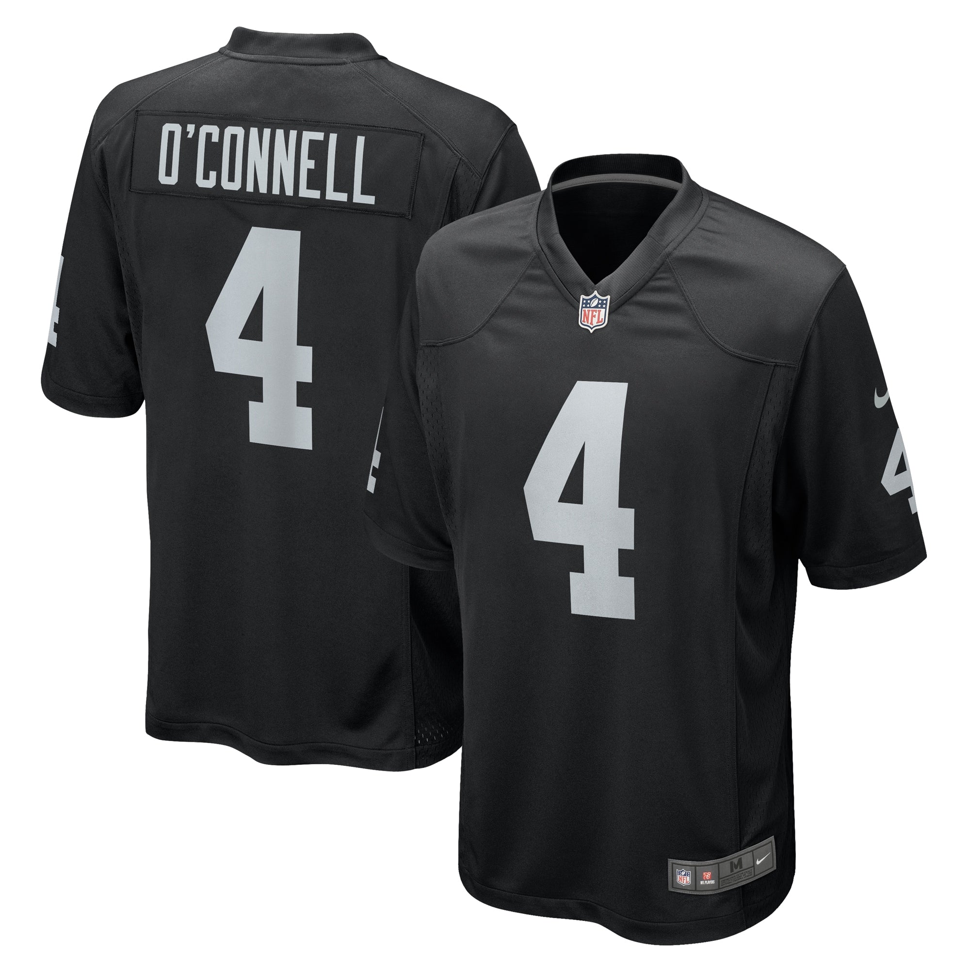 Aidan O'Connell Las Vegas Raiders Nike Game Jersey - White/Black - Image 7