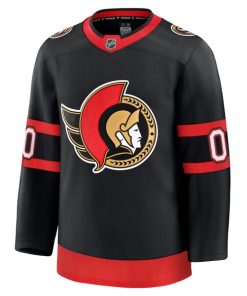Alternative view of Ottawa Senators  Home Premium Custom Jersey - Black/White