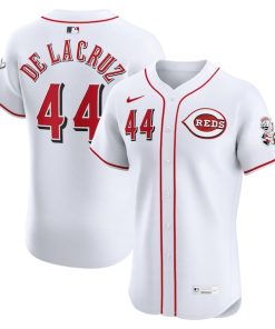 Elly De La Cruz Cincinnati Reds Nike Home Elite Jersey - White