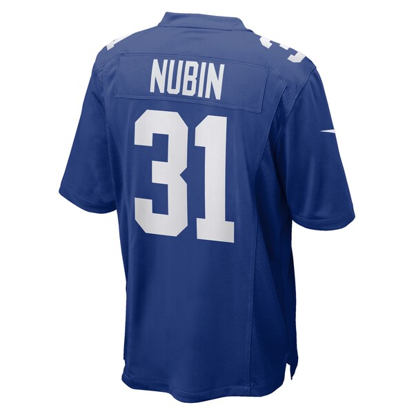 Tyler Nubin New York Giants Nike Team Game Jersey - Royal - Image 3