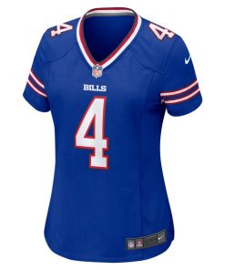 Alternative view of James Cook Buffalo Bills Nike Women's Game Player Jersey - Royal