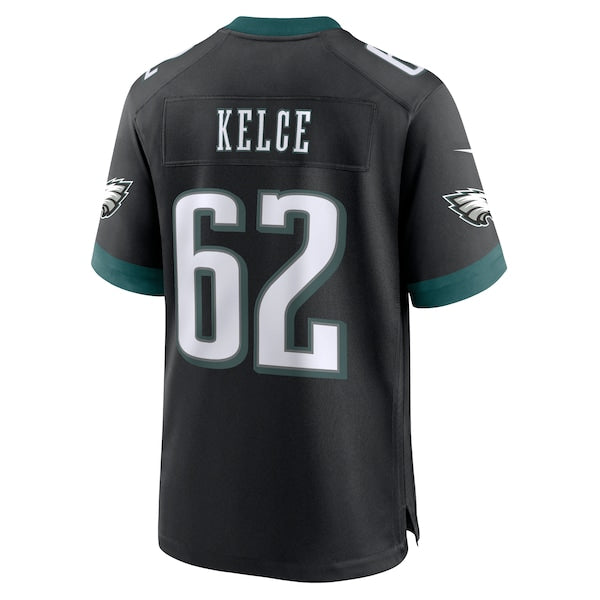 Jason Kelce Philadelphia Eagles Nike Alternate Game Jersey - Black/Green - Image 4