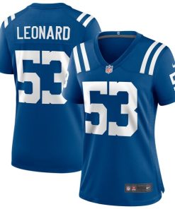 Shaquille Leonard Indianapolis Colts Nike Women's Player Game Jersey - Royal