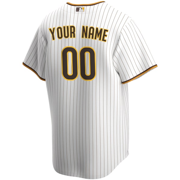 San Diego Padres Nike Youth Replica Custom Jersey - White - Image 3