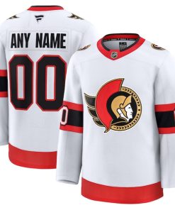 Ottawa Senators  Away Premium Custom Jersey - White/Black