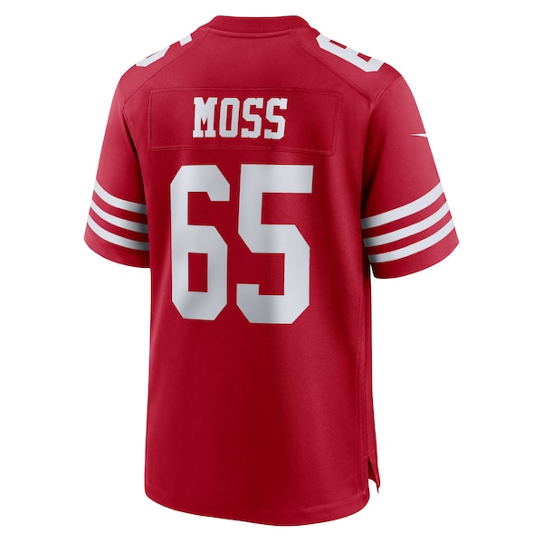 Drew Moss San Francisco 49ers Nike Team Game Jersey - Scarlet - Image 3