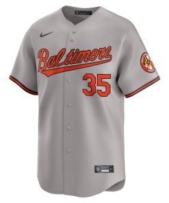 Alternative view of Adley Rutschman Baltimore Orioles Nike Road Limited Player Jersey?¨C Orange