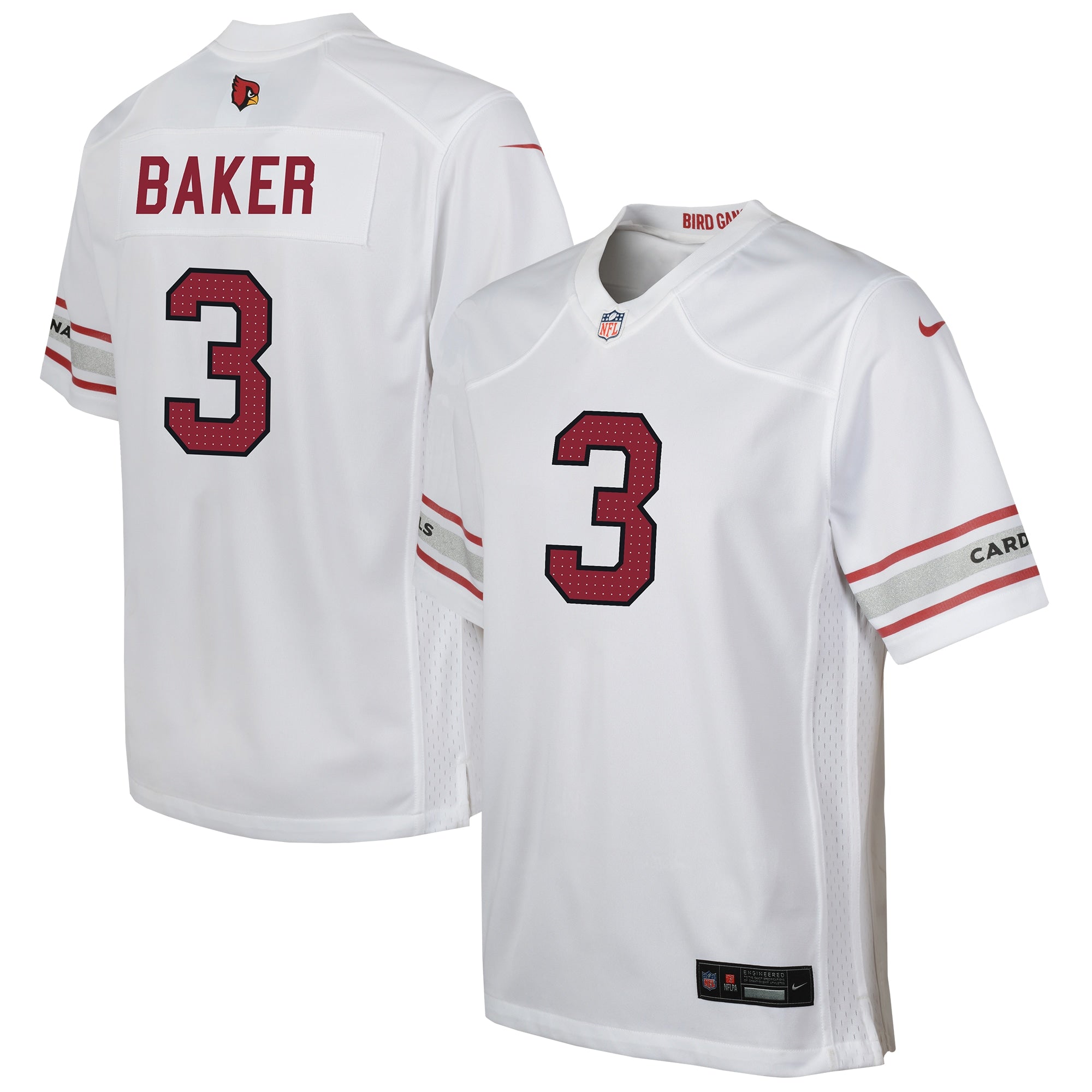 Budda Baker Arizona Cardinals Nike Youth Game Jersey - Cardinal/Black/White - Image 8