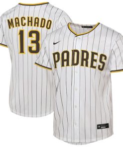 Manny Machado San Diego Padres Nike Youth Home Replica Player Jersey - White