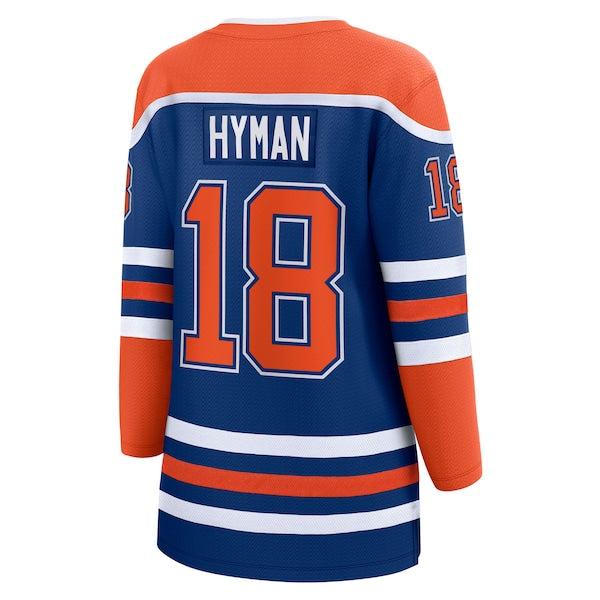 Zach Hyman Edmonton Oilers Women's 2025 Stanley Cup Final Home Breakaway Jersey - Royal - Image 3