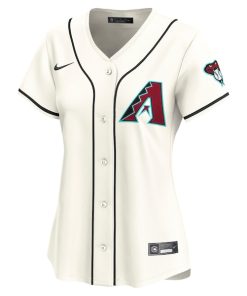 Alternative view of Arizona Diamondbacks Nike Women's Home Limited Jersey - Cream