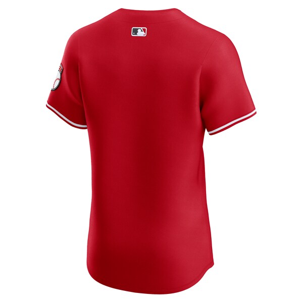 Cincinnati Reds Nike Alternate Vapor Premier Elite Patch Jersey - Red - Image 4