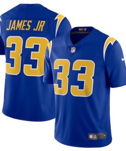 Alternative view of Derwin James Los Angeles Chargers Nike 2nd Alternate Vapor Limited Jersey - Royal/Powder Blue