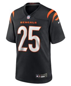Alternative view of Tahj Brooks Cincinnati Bengals Nike Team Game Jersey -  Black