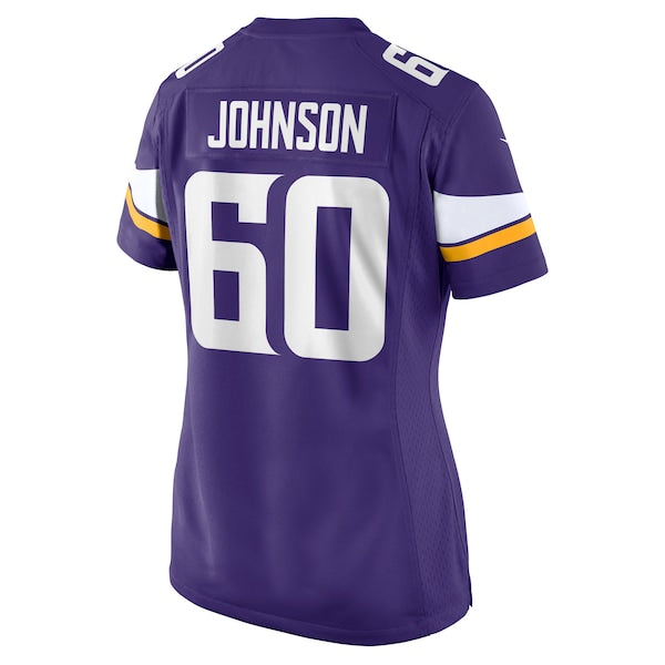 Marcellus Johnson Minnesota Vikings Nike Women's Team Game Jersey - Purple - Image 4