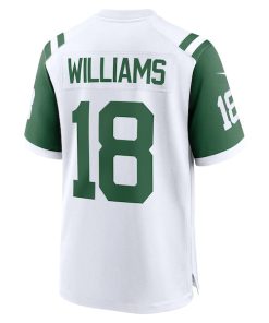 Alternative view of Mike Williams New York Jets Nike Classic Alternate Player Game Jersey - White