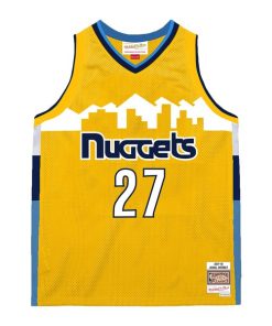 Alternative view of Jamal Murray Denver Nuggets  2017-18 Swingman Jersey - Yellow