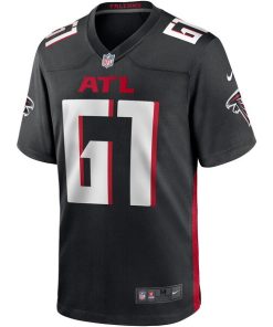 Alternative view of Matt Hennessy Atlanta Falcons Nike Player Game Jersey - Black